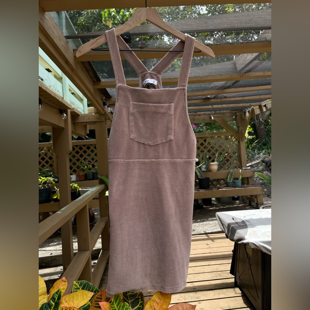 Hollister Tan Overall Dress